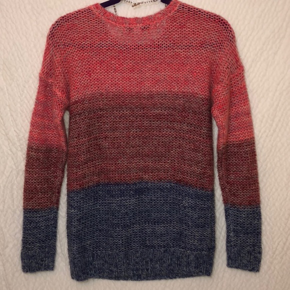 Snuggly soft color block sweater from forever 21 - Picture 4 of 5